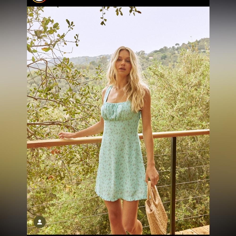 Backyard Roses - Petal Mini Dress